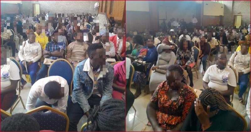 The jobseekers had gathered at the KCB grounds when the DCI detectives appeared.
